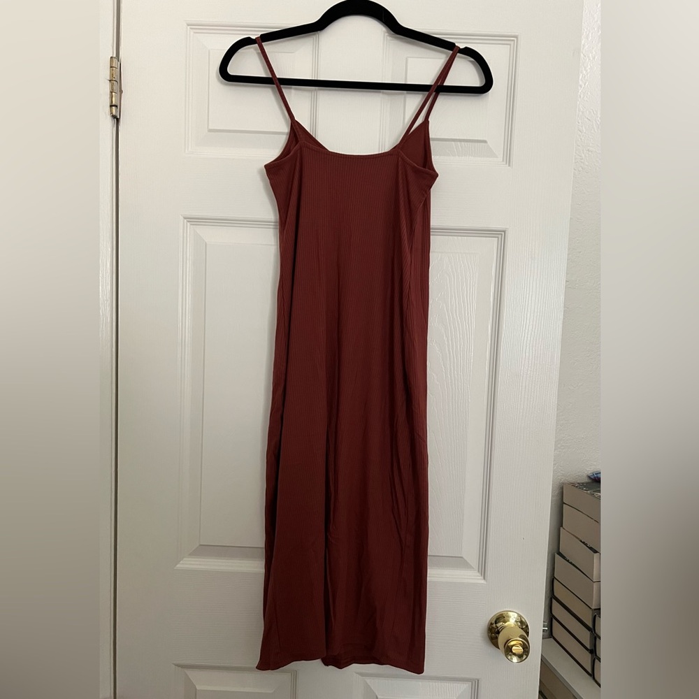 Abercrombie & Fitch Ribbed Knit Midi Dress - Picture 5 of 8